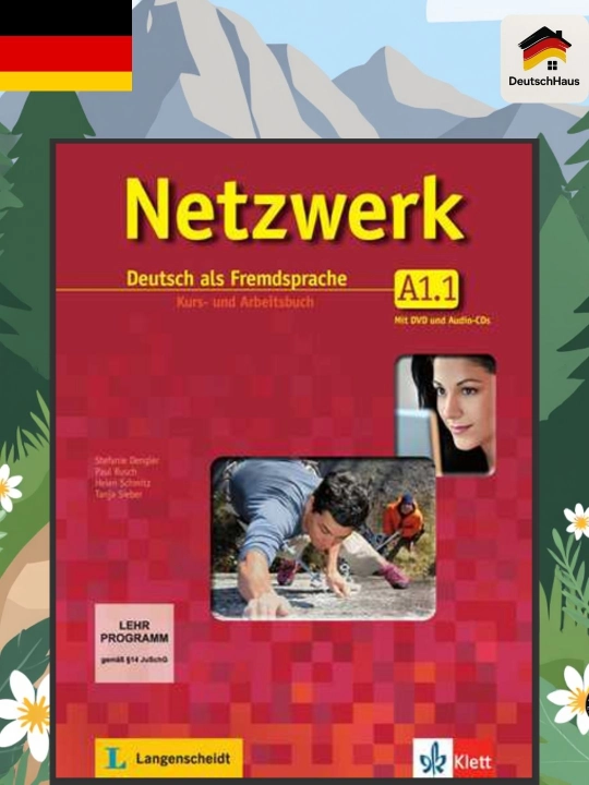 Netzwerk A1.1 – Nemis tili darsligi va ish daftari  Boshlovchilar uchun, CD yo‘q - 