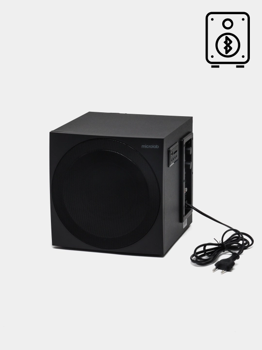 Microlab M-300BT Bluetooth kolonka, 2.1 ovoz tizimi, kuchli bass, USB, AUX, sifatli ovoz
