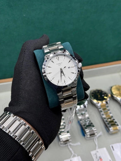 Классические наручные часы TISSOT в подарочной коробке — для вас и ваших близких — NEWATCH-TISSOT4-БЕЛЫЙ