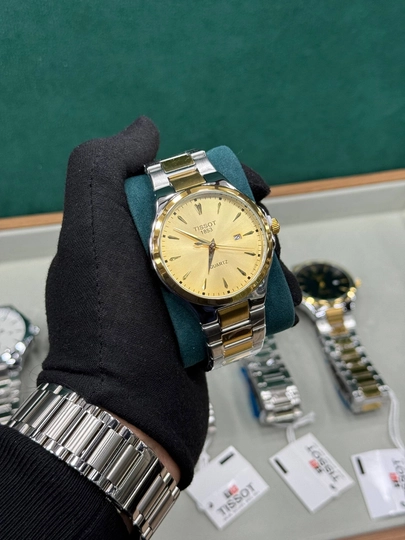 Классические наручные часы TISSOT в подарочной коробке — для вас и ваших близких — NEWATCH-TISSOT4-ЗОЛОТ