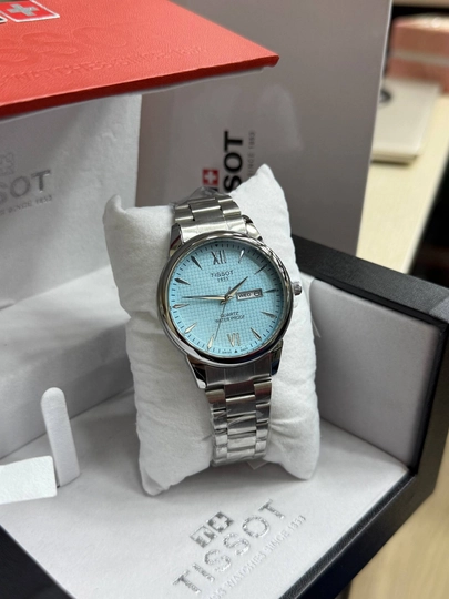 Классические наручные часы TISSOT в подарочной коробке — для вас и ваших близких — NEWATCH-TISSOT4-БИРЮЗ