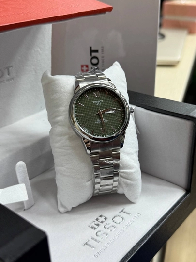 Классические наручные часы TISSOT в подарочной коробке — для вас и ваших близких — NEWATCH-TISSOT4-ЛЗЕЛЕН