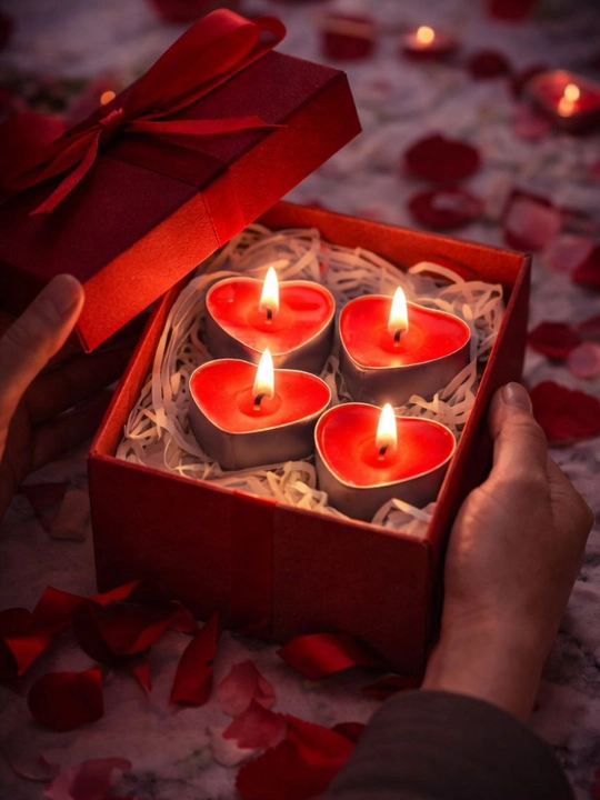 Romantik sham, uy va bayram uchun. Qutisiz, paketda yuboriladi