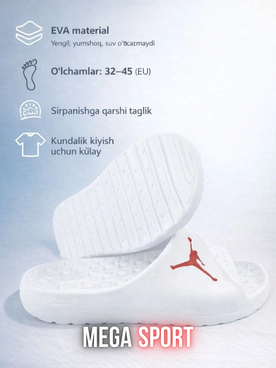 Erkaklar shippaklari, yoz mavsumi uchun, yengil, ko‘cha, uyda, sayohatlar uchun