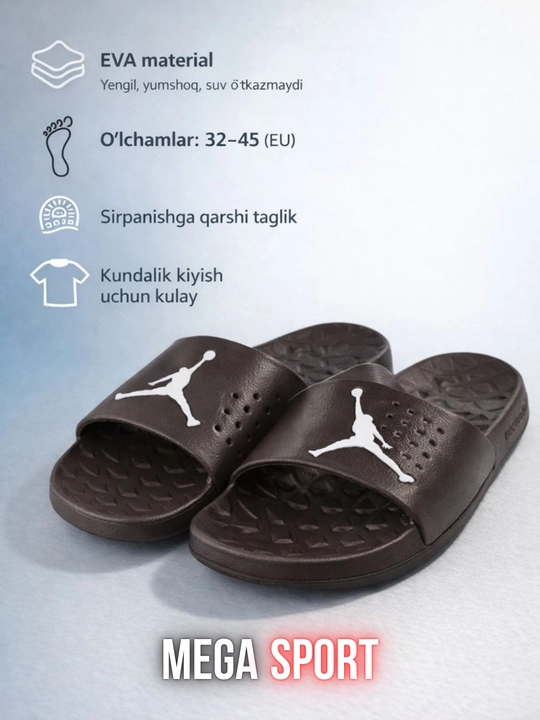 Erkaklar shippaklari, yoz mavsumi uchun, yengil, ko‘cha, uyda, sayohatlar uchun - 