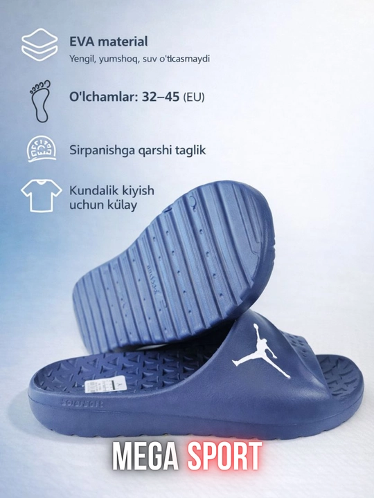 Erkaklar shippaklari, yoz mavsumi uchun, yengil, ko‘cha, uyda, sayohatlar uchun