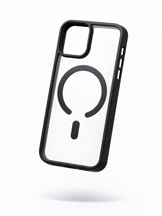 Чехол MagSafe для iPhone 15, 16, 17 Pro / Pro Max с защитой камеры