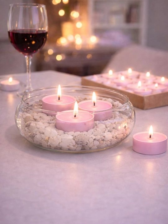 Romantik sham, uy va bayram uchun. Qutisiz, paketda yuboriladi
