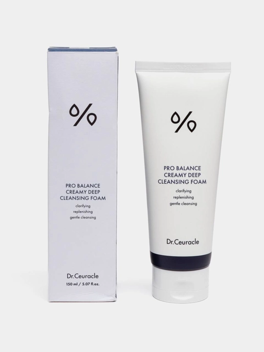 Dr.Ceuracle Pro Balance Creamy Deep Cleansing Foam — мягкая очищающая пенка для лица