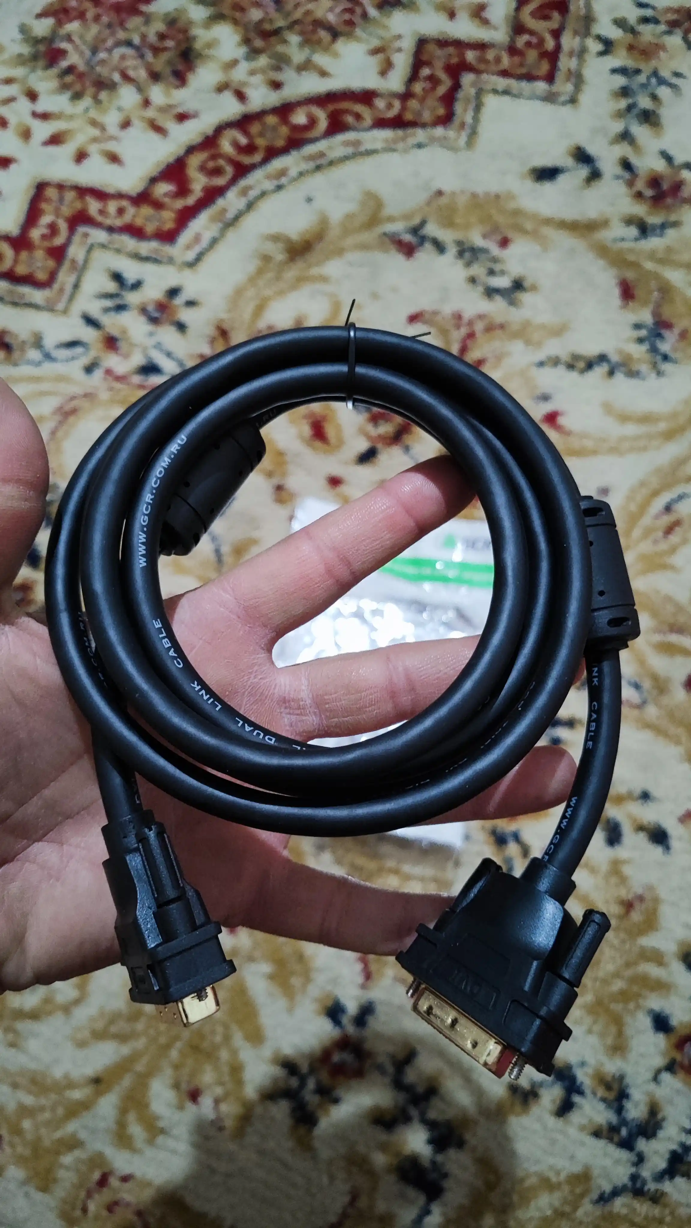 Кабель  для подключения монитора проектора DVI-D, GCR FullHD, 1080p, 60Hz