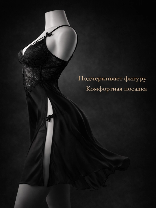 Женский ночной пеньюар, ночная рубашка