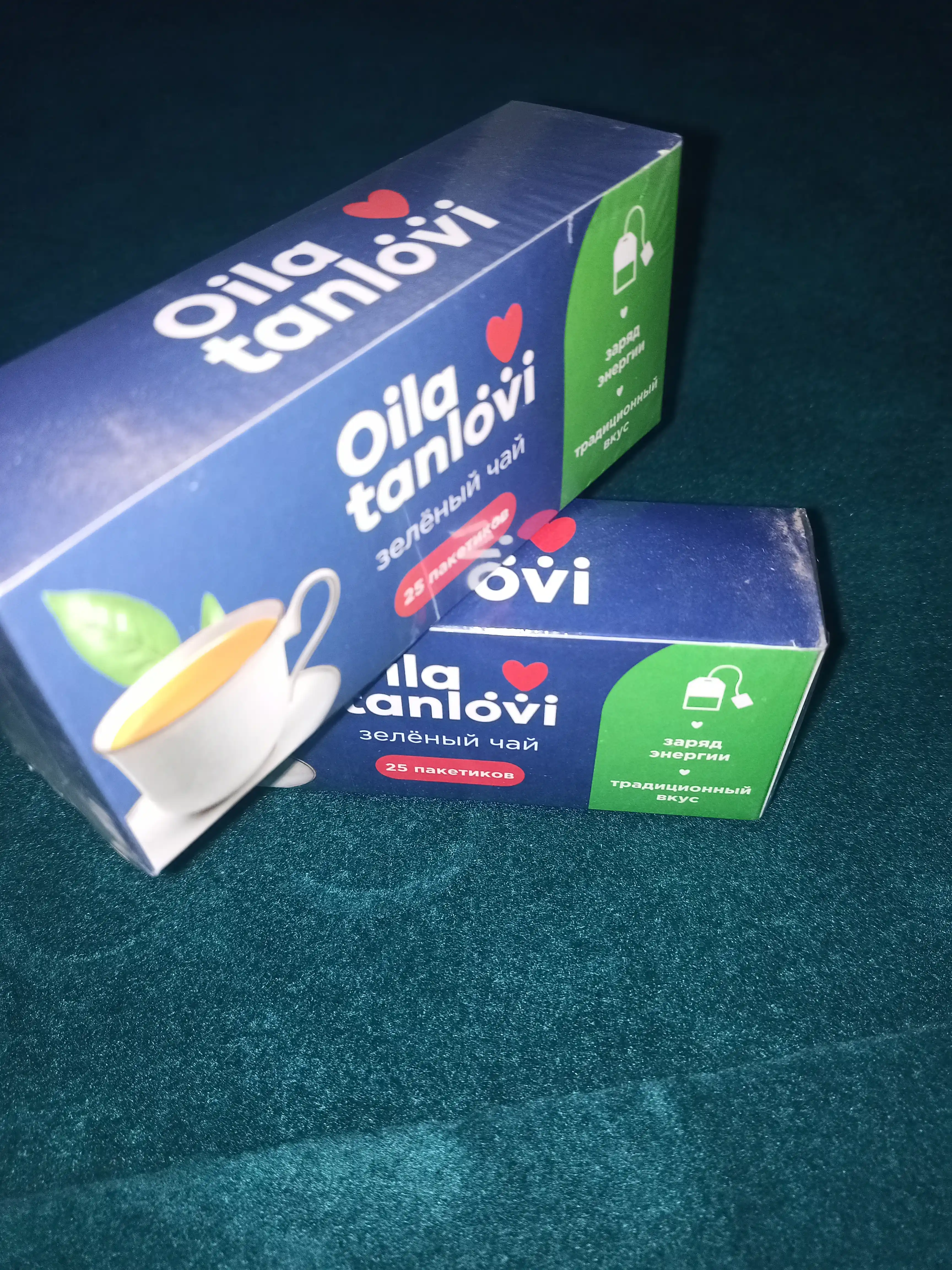 Ko'k choy Oila tanlovi, 25 paketchalar