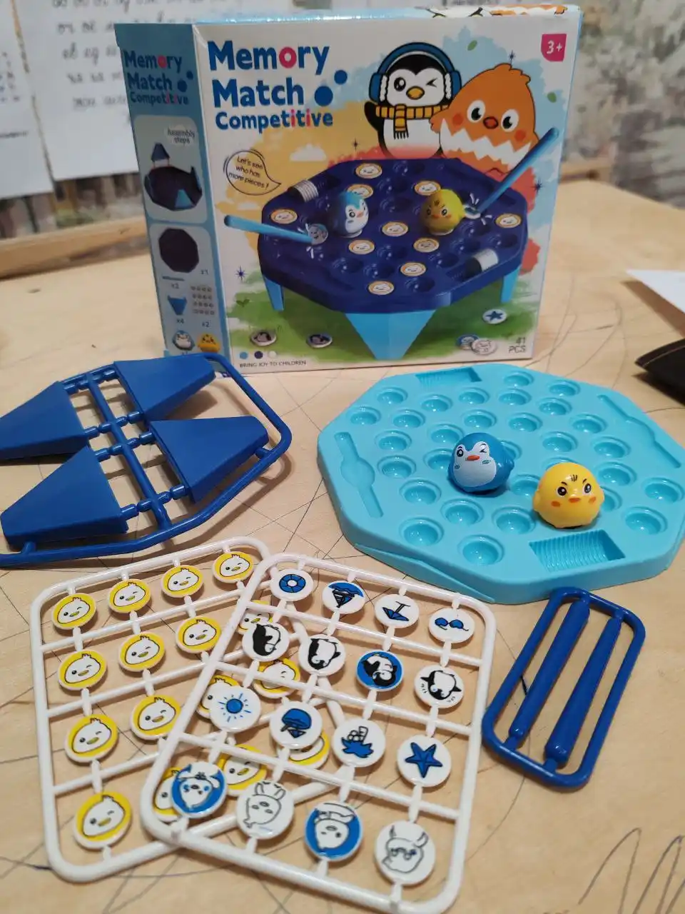 Игра Пингвин на льдине, головоломка, игрушка с молотками, настольная игра