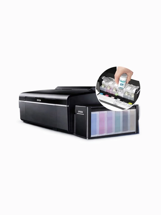 Фотопринтер Epson L805 с Wi-Fi, СНПЧ и печатью на CD/DVD для качественных фото 