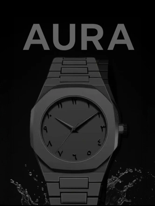 Наручные часы Aura для мужчин — современный дизайн, металлический корпус