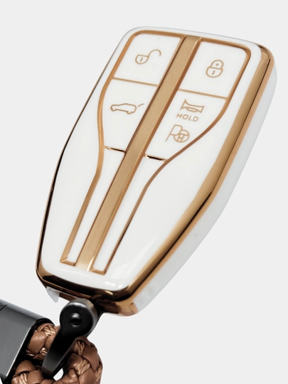 Чехол для пульта автомобилей HONGQI — AVTOMIX-HONJI-БАГРОВ