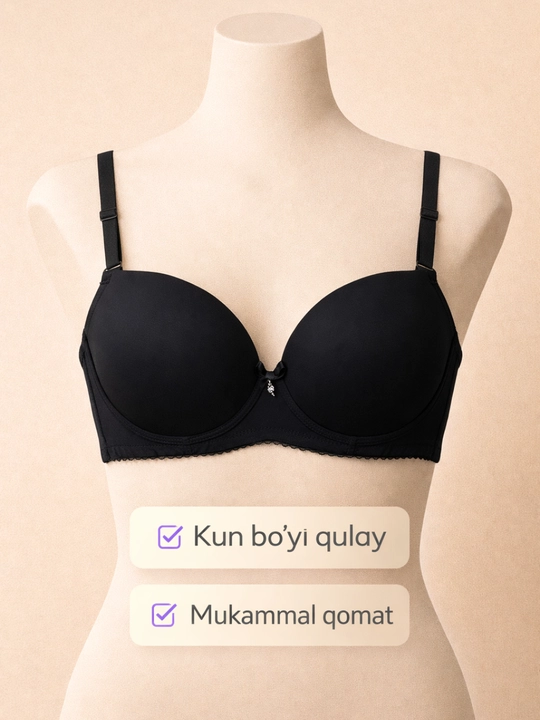 Push-Up ayollar bustgalteri — qulaylik va qo‘llab-quvvatlash, katta o‘lchamlar qatori