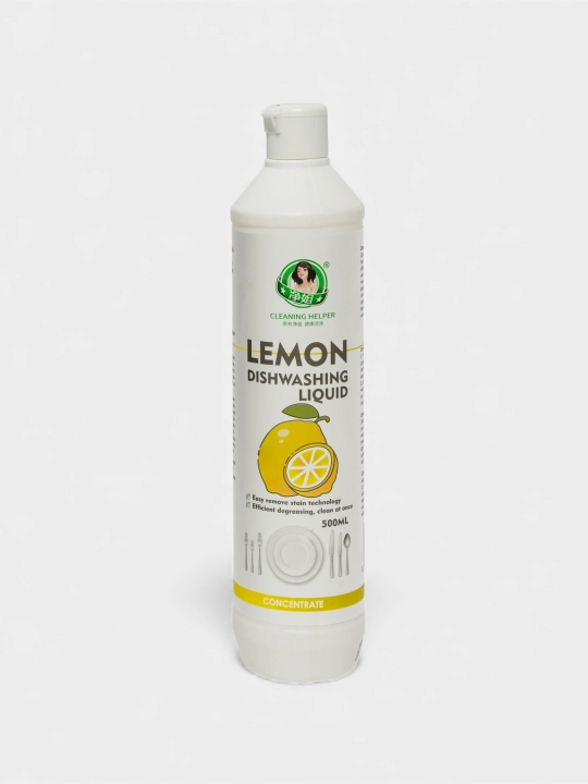 1,5 kg idish yuvish geli, Fresh Lemon, Peach konsentrati - tozalik va yaltiroqlik
