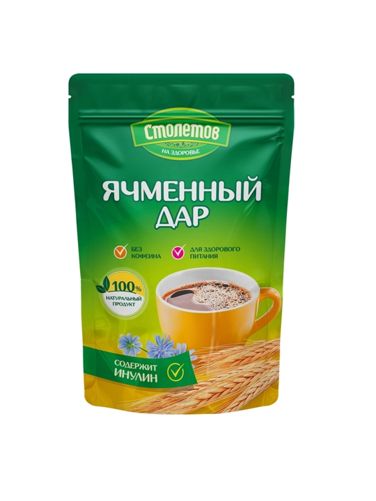 Напиток кофейный "цикорий" раств. порошк. "Столетов" Ячменный Дар, 100 г