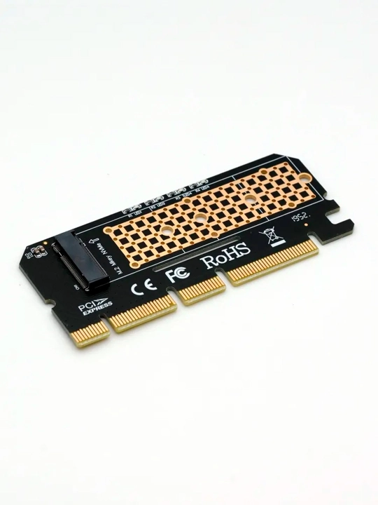 Адаптер PCIe m2 NVMe PCI Express X16, X8, X4 для ПК