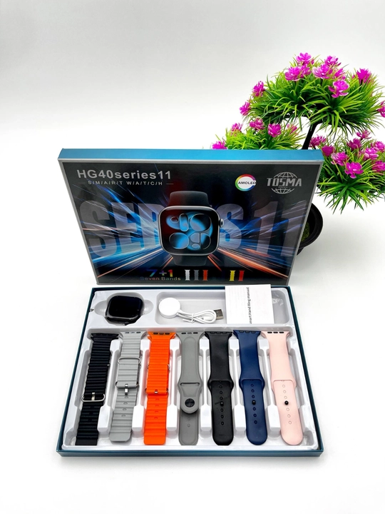Smart Watch Ultra и Smart Watch 10, наушники Pods 2, ремешки 8–10 штук