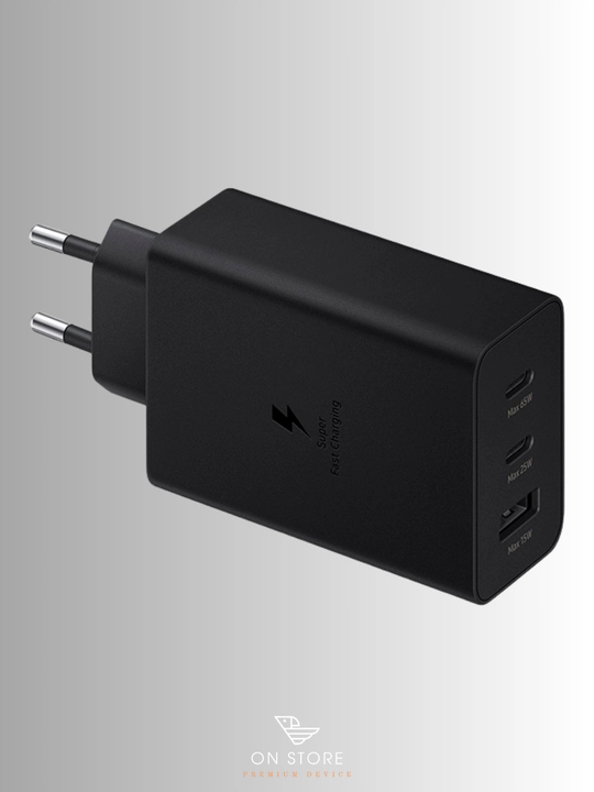 Зарядное устройство (головка) Samsung 65W Power Adapter Trio USB-C 