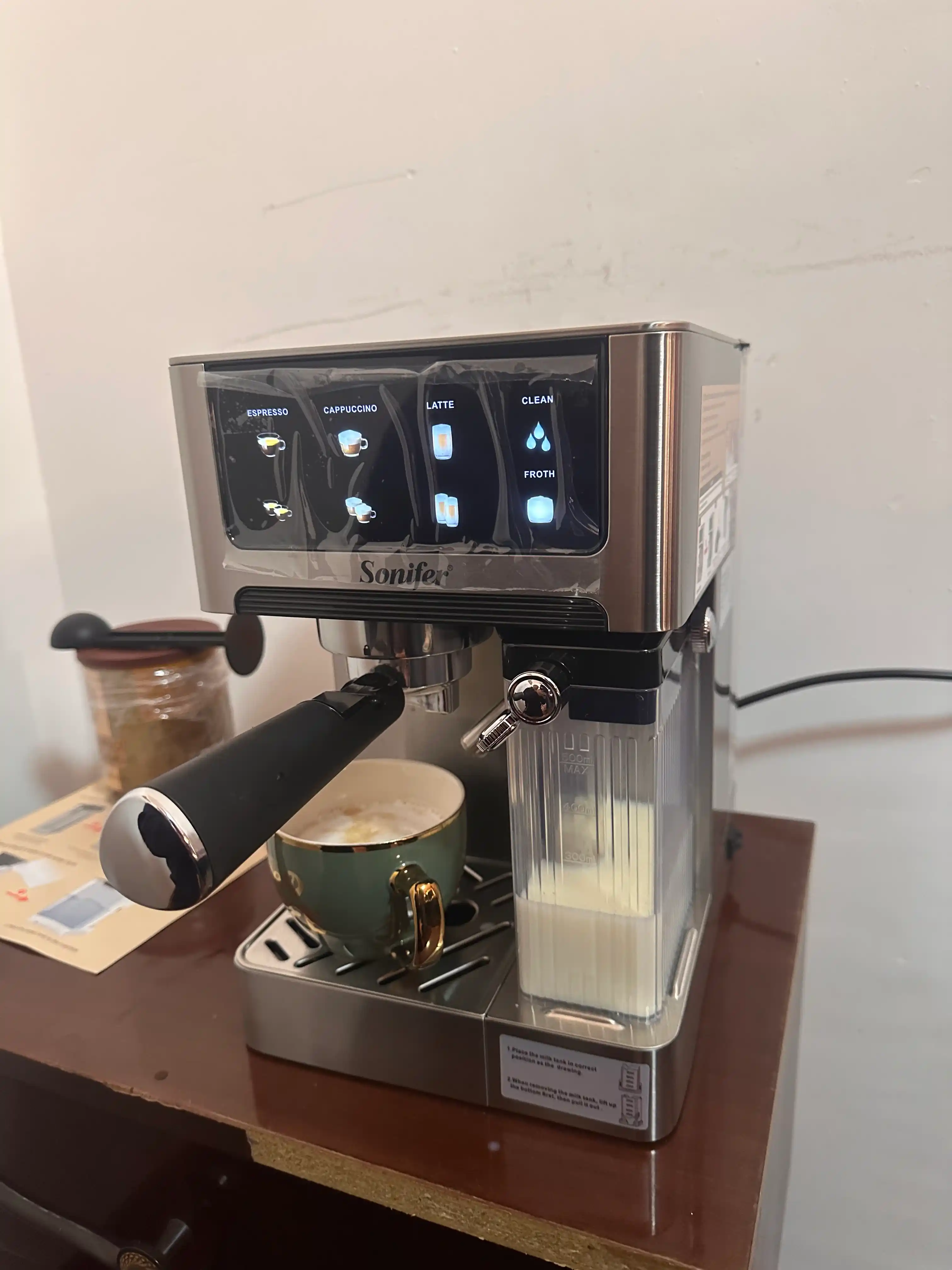 Kofemashina, Espresso latte va kapuchino Sonifer SF-3575, SF-3605, 3599 kofe aparat