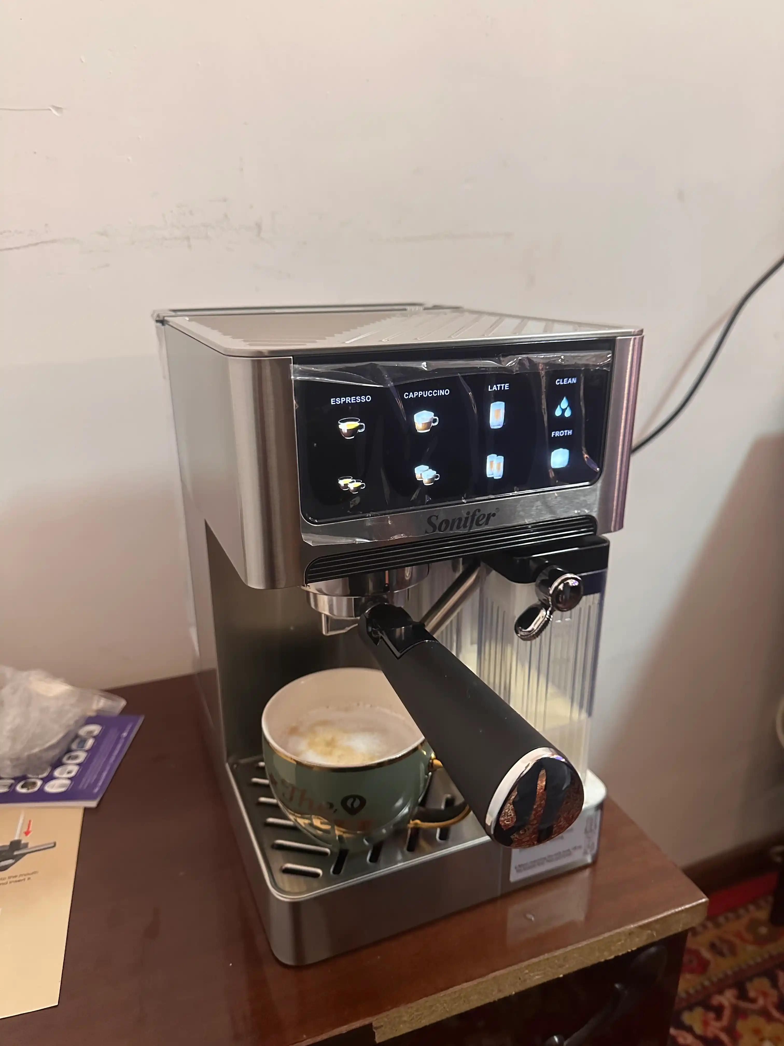Kofemashina, Espresso latte va kapuchino Sonifer SF-3575, SF-3605, 3599 kofe aparat