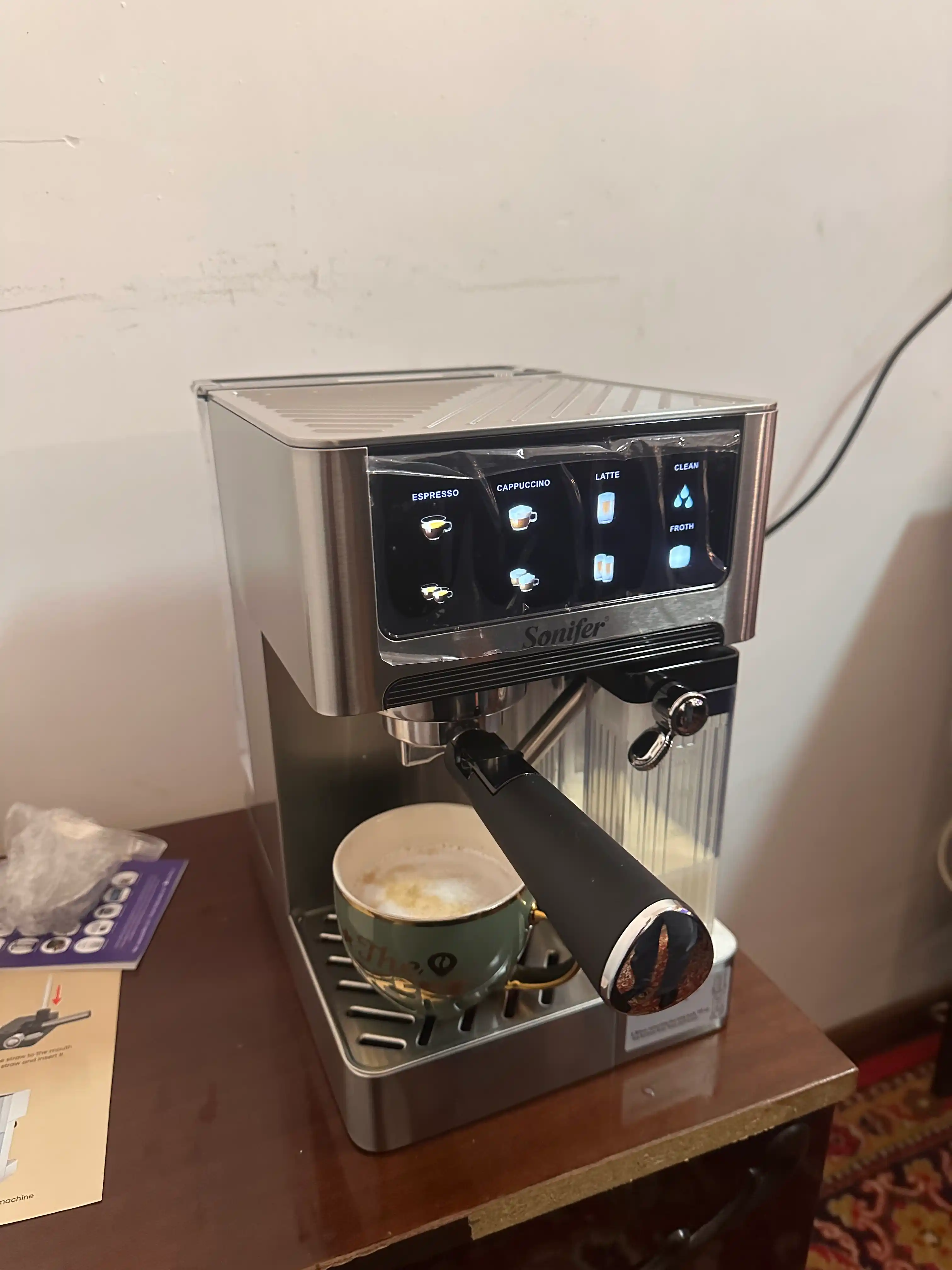 Kofemashina, Espresso latte va kapuchino Sonifer SF-3575, SF-3605, 3599 kofe aparat