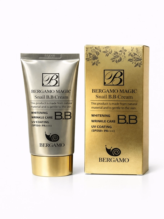 Yuz uchun tonal krem, Bergamo BB Cream 50ml, matlashtiruvchi, namlovchi, с SPF, 50 ml - 