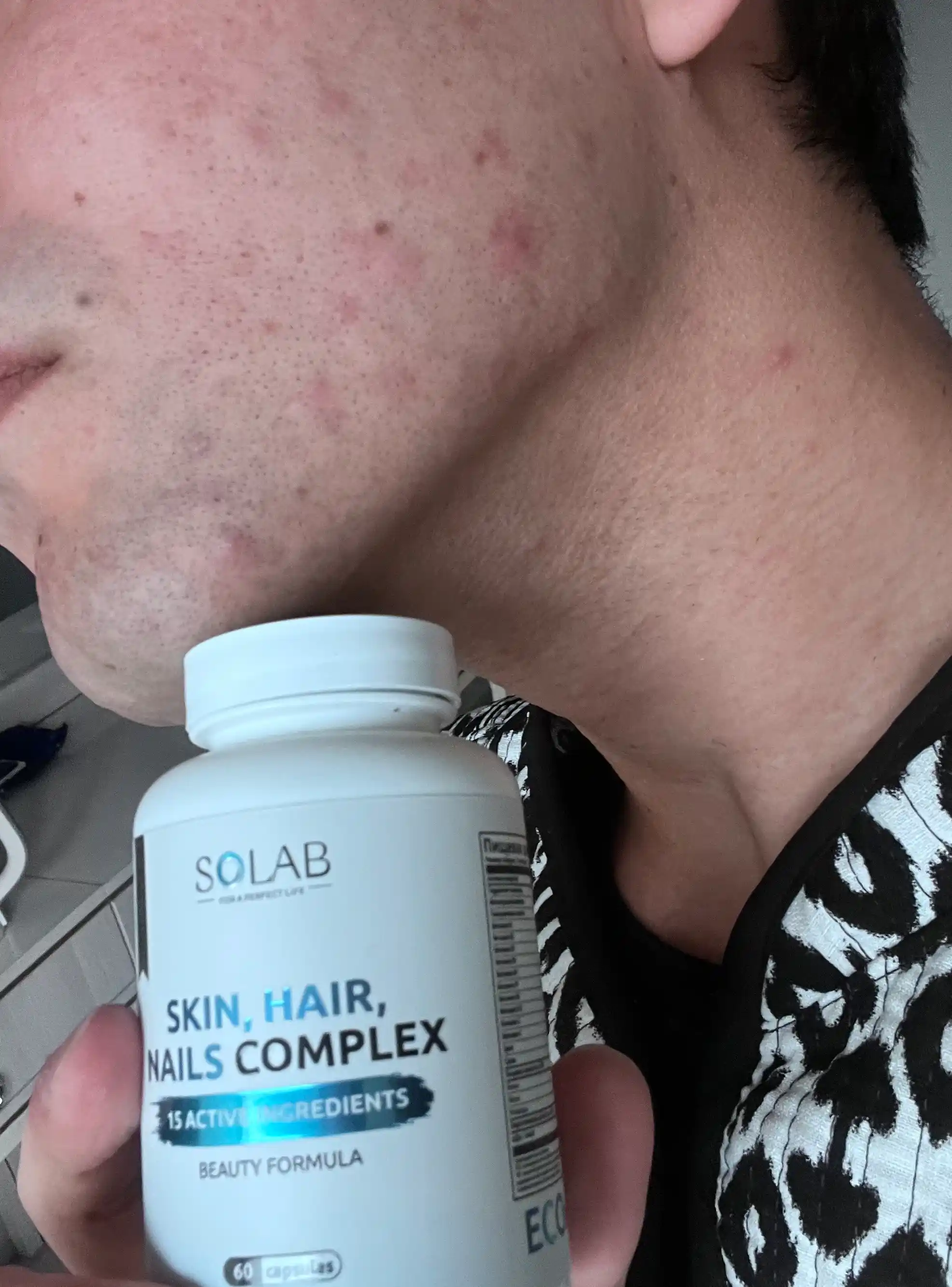 Kompleks vitaminlar, SOLAB, teri, soch va tirnoqlar uchun, 60 kapsula