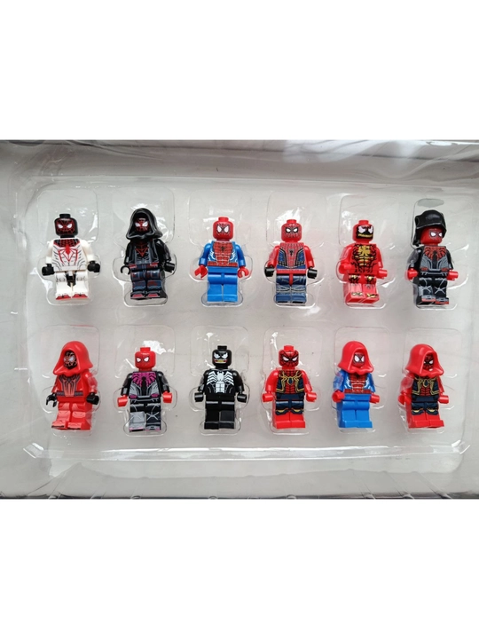 Набор мини-фигурок для детей, Spider-Man и Marvel, совместимо с Lego
