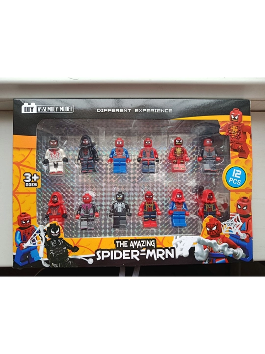 Набор мини-фигурок для детей, Spider-Man и Marvel, совместимо с Lego
