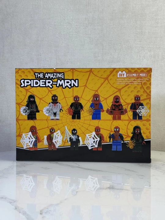 Набор мини-фигурок для детей, Spider-Man и Marvel, совместимо с Lego