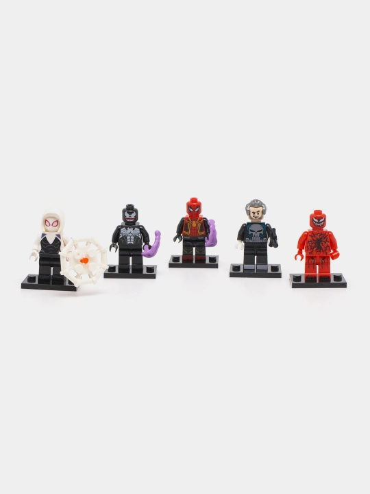Набор мини-фигурок для детей, Spider-Man и Marvel, совместимо с Lego
