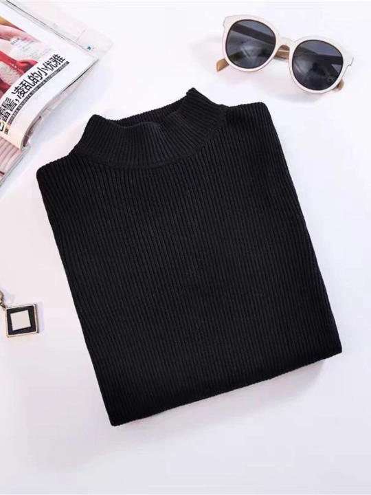 Женский базовый водолазка – slim-fit, подходит под жакет и рубашку, мягкий трикотаж