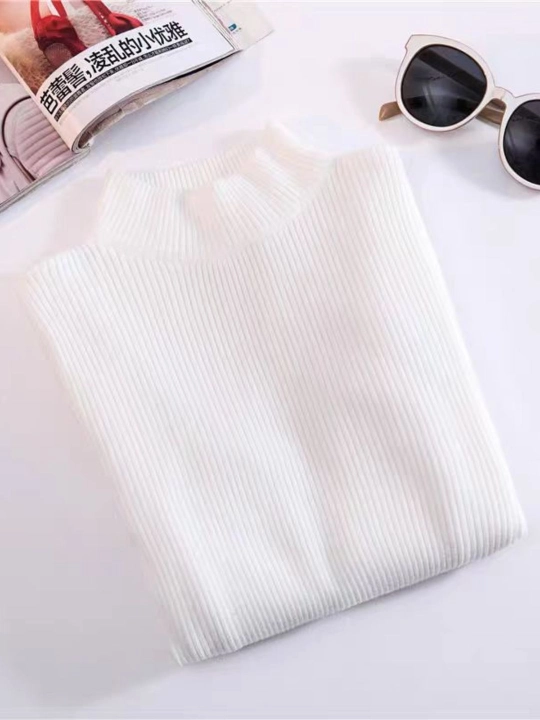 Женский базовый водолазка – slim-fit, подходит под жакет и рубашку, мягкий трикотаж