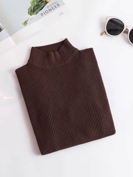 Женский базовый водолазка – slim-fit, подходит под жакет и рубашку, мягкий трикотаж