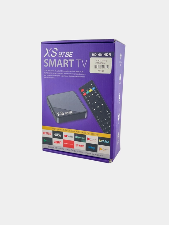 Android TV приставка XS97 SE 4K, Allwinner H313, Android 10