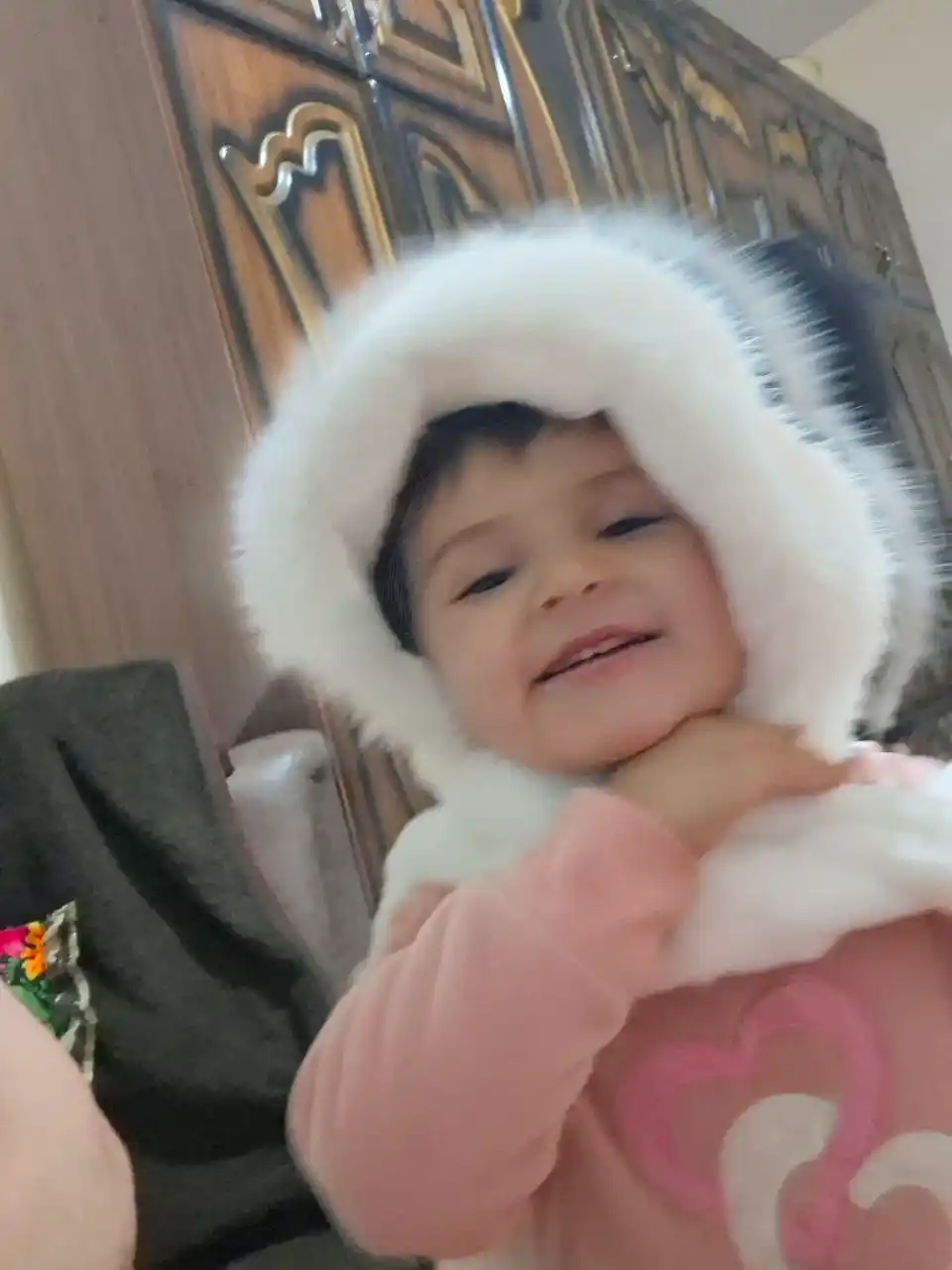 Panda, ayiq, miki, shapka, sharf, qo‘lqop 3tasi 1da issiq, yumshoq