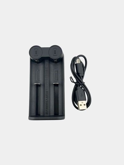 Yonii C2 Li-ion akkumulyator zaryadlagichi, 2 slot, USB (18650)