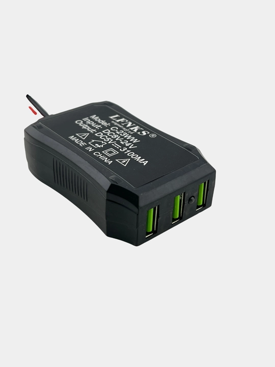 USB зарядное устройство LFNKS C-23WW 12–24V, 3 USB, 3.1A