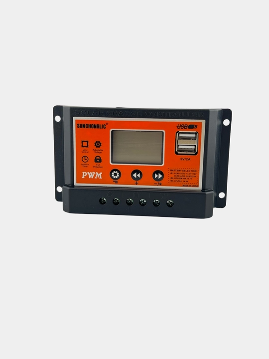 Солнечный контроллер заряда Sunchonglic FT-D1210 PWM 10A, LCD, USB, 12V/24V