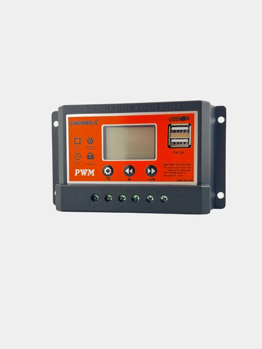 Солнечный контроллер заряда Sunchonglic FT-D1210 PWM 10A, LCD, USB, 12V/24V