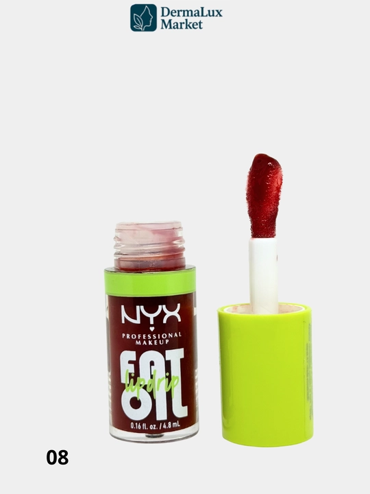 Масло для губ NYX Fat Oil – смягчает, увлажняет, натуральный глянцевый эффект, не липкое