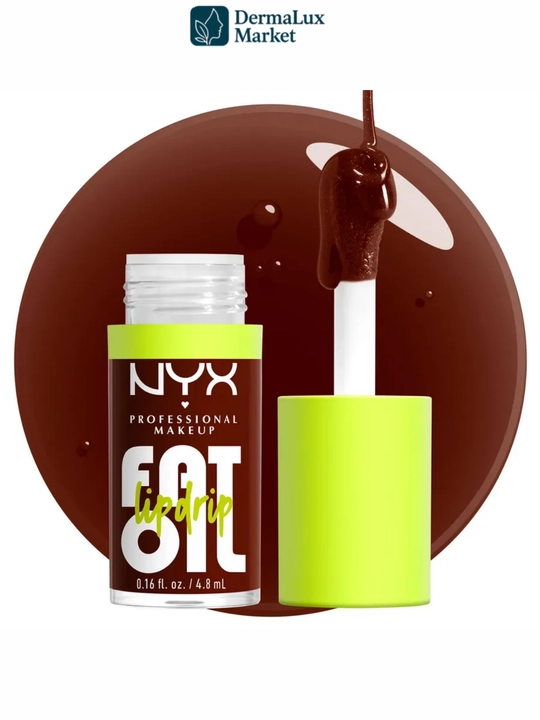 Масло для губ NYX Fat Oil – смягчает, увлажняет, натуральный глянцевый эффект, не липкое