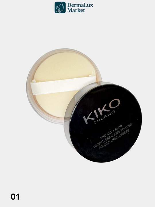 Yengil uppa KIKO Milano Pro Set03/01-matlashuvchi, barqaror va qulay, yog‘ni nazorat qiladi