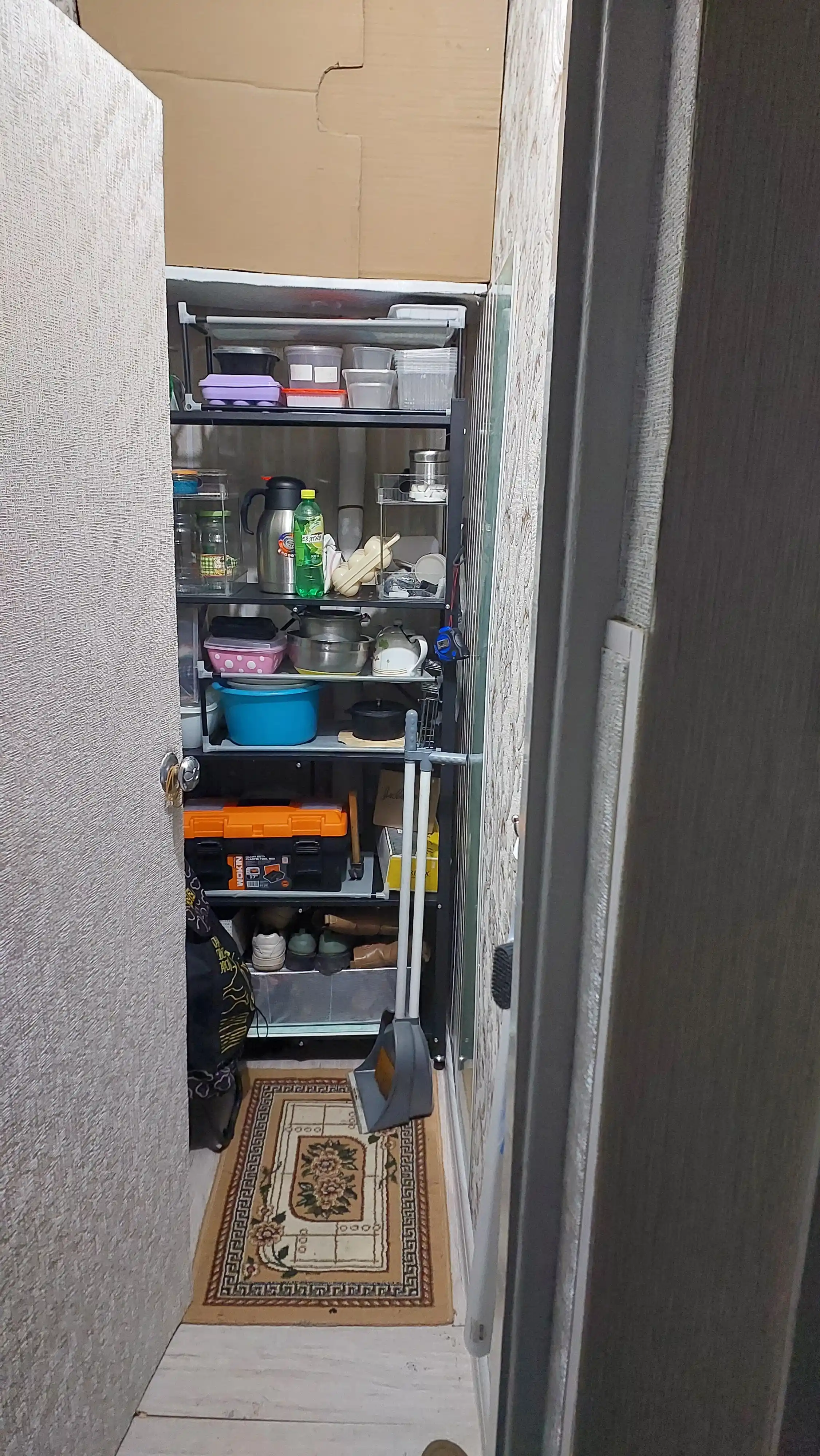 Stelaj etajerka g‘ildirakli 3/4/5 polkali, uy va ofis, yig`iladigan, shkaf, tokchalar