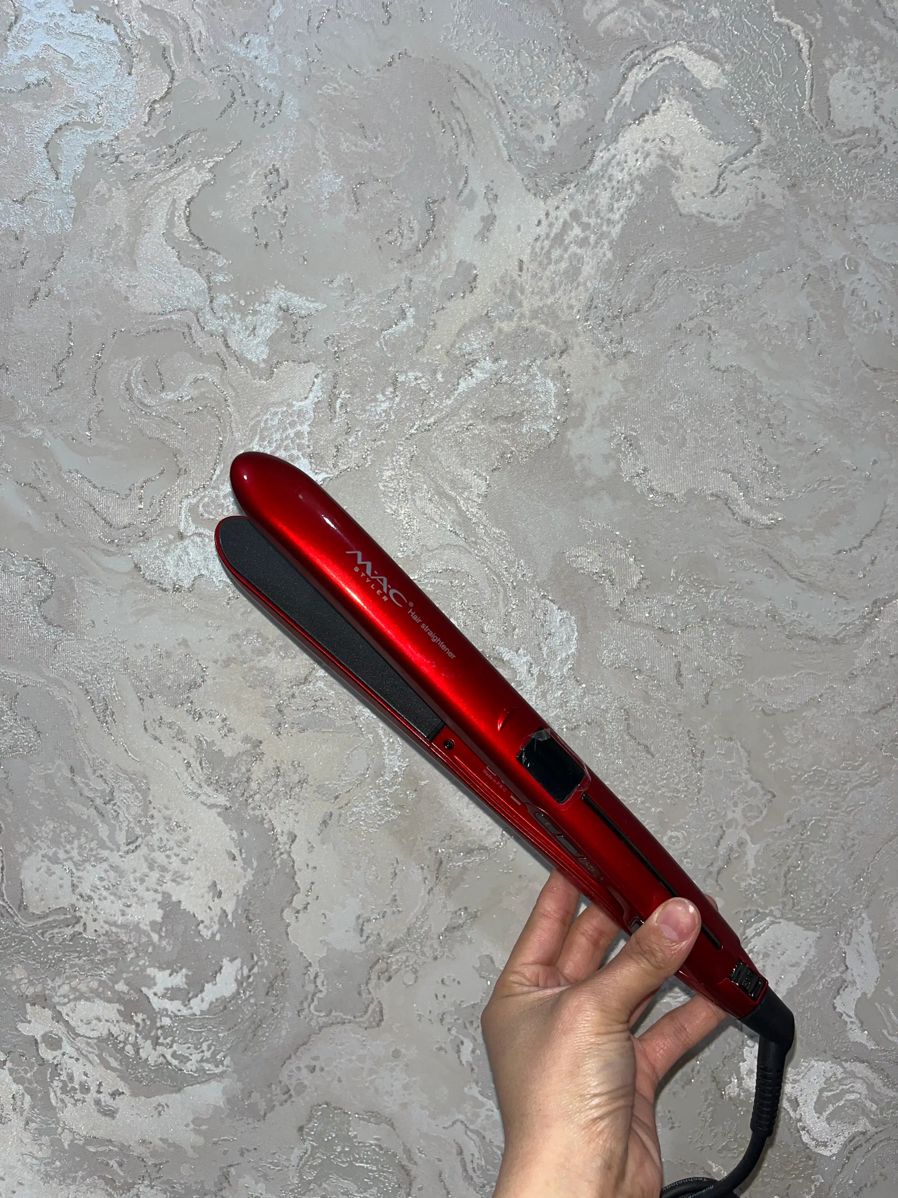 Professional soch tekislovchi dazmol MAC Styler MC-2018, LED displeyli