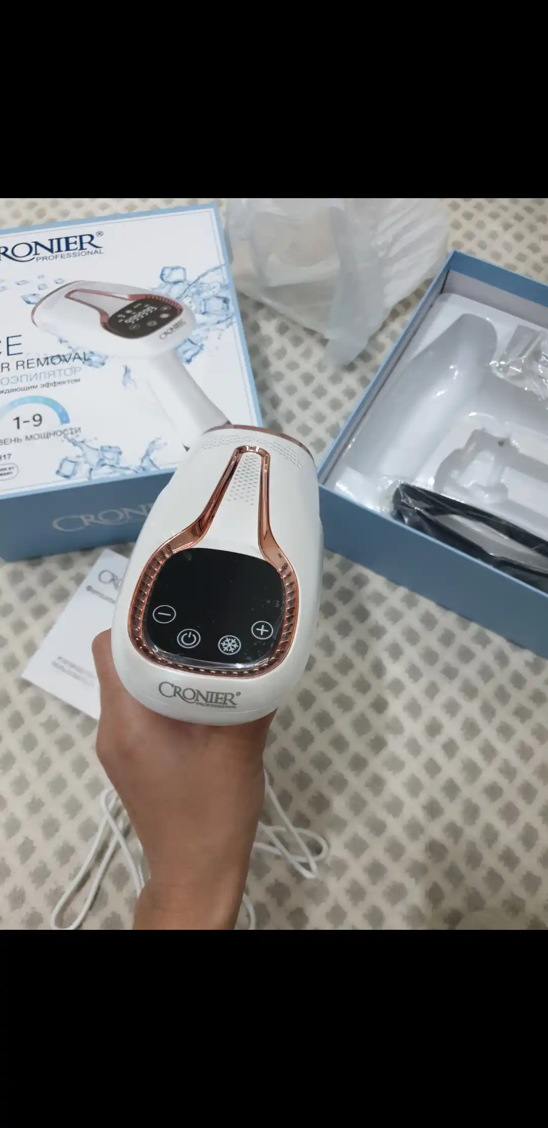 Ayollar uchun lazerli fotoepilator CRONIER CR-8816 butun tana uchun
